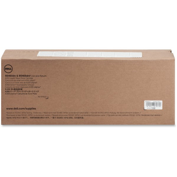 Dell DLLT6J1J B5460dn/B5465dnf Printers Toner Cartridge 1 / Each - T6J1J