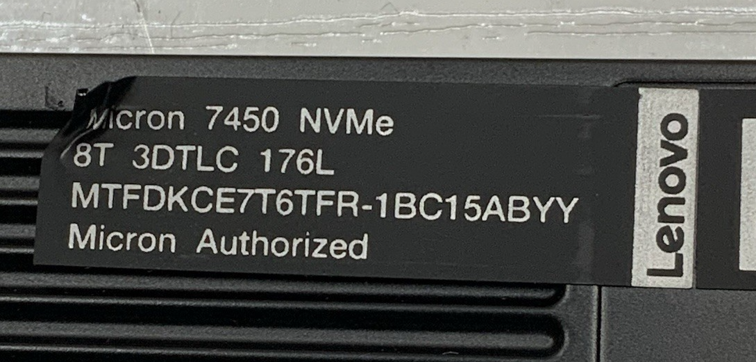 Micron 7450 7.68TB E1.S 15mm NVMe Gen4 SSD | MTFDKCE7T6TFR-1BC15ABYY