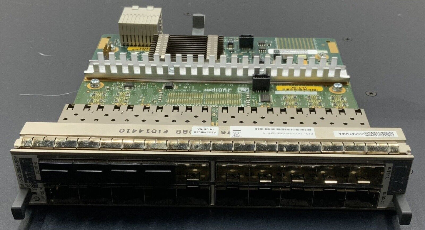 Juniper MX5-T Universal Router - MIC-3D-20GE-SFP-A - 2x PSU
