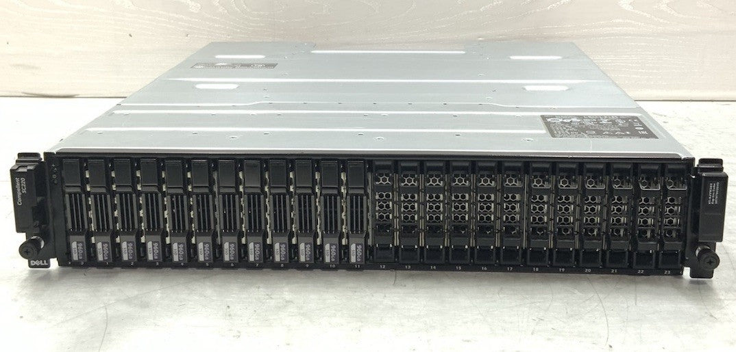 Dell Compellent 24-Bay SFF 12x 960GB SSD 2x EMM 2x PSU | SC220
