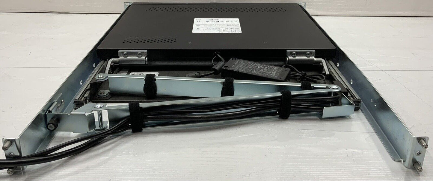 EMC 091-000-096 Avocent 1099-002 1U Rackmount 18.5" KVM Console w/ Rails