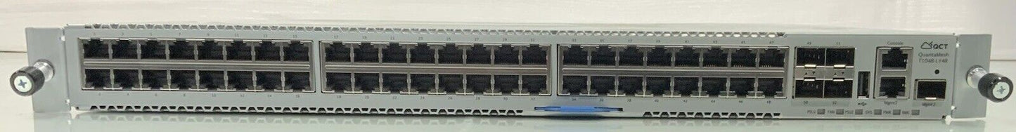 QTC Quantamesh T1048-LY4R 1GBASE-T 1U Rack Management Switch W/ Rack Ears