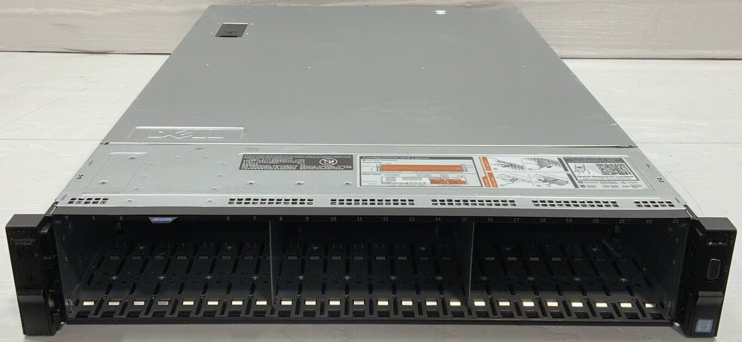 Dell PowerEdge R730xd Server Xeon E5-2667v4 3.2Ghz 16x 32GB DDR4 512GB Ram H730P