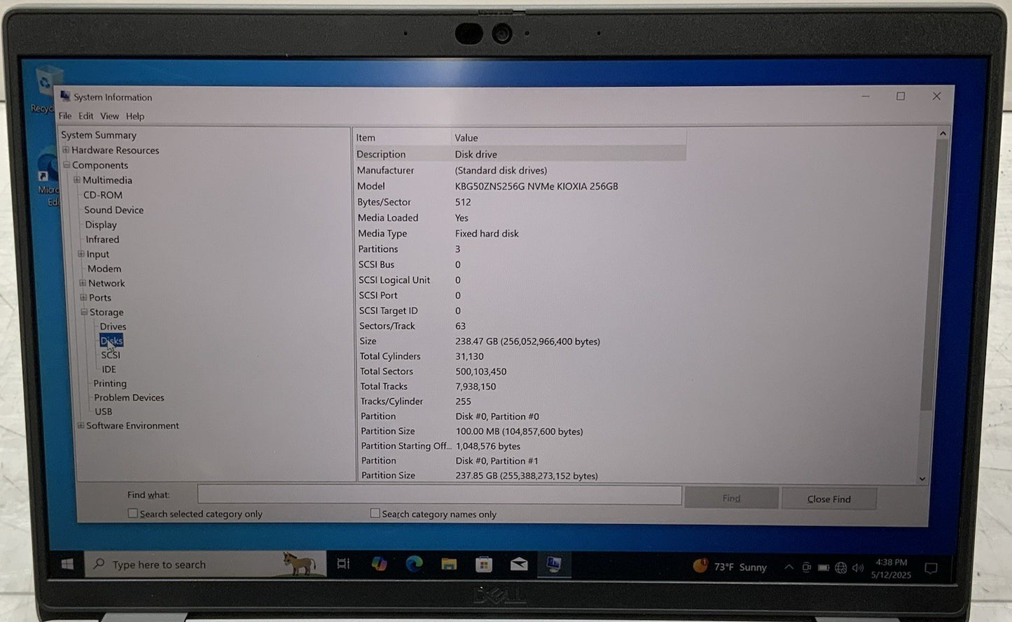 Dell Latitude 5430 10-Core i7-1265U 4.80GHz 512GB SSD 16GB RAM Windows 10 Pro