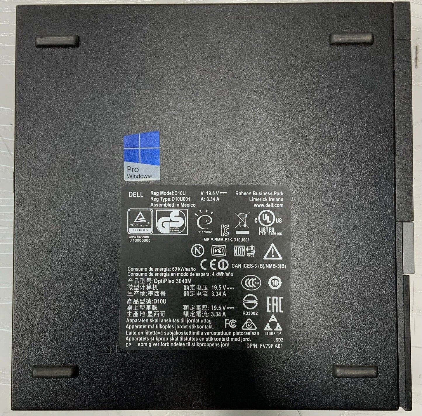 Dell Optiplex 3040 Intel i5-6500T 2.50GHz 256GB 8GB RAM | Windows 10 Pro