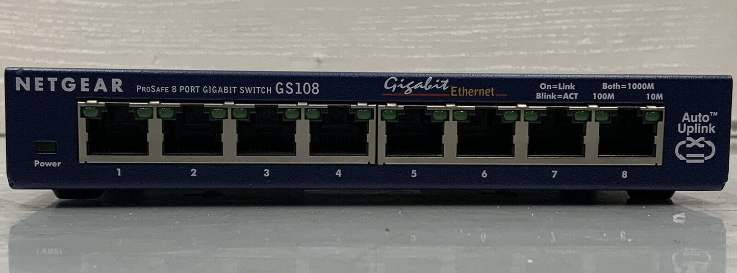 Netgear GS108v3 8-Port Gigabit Ethernet Unmanaged Switch