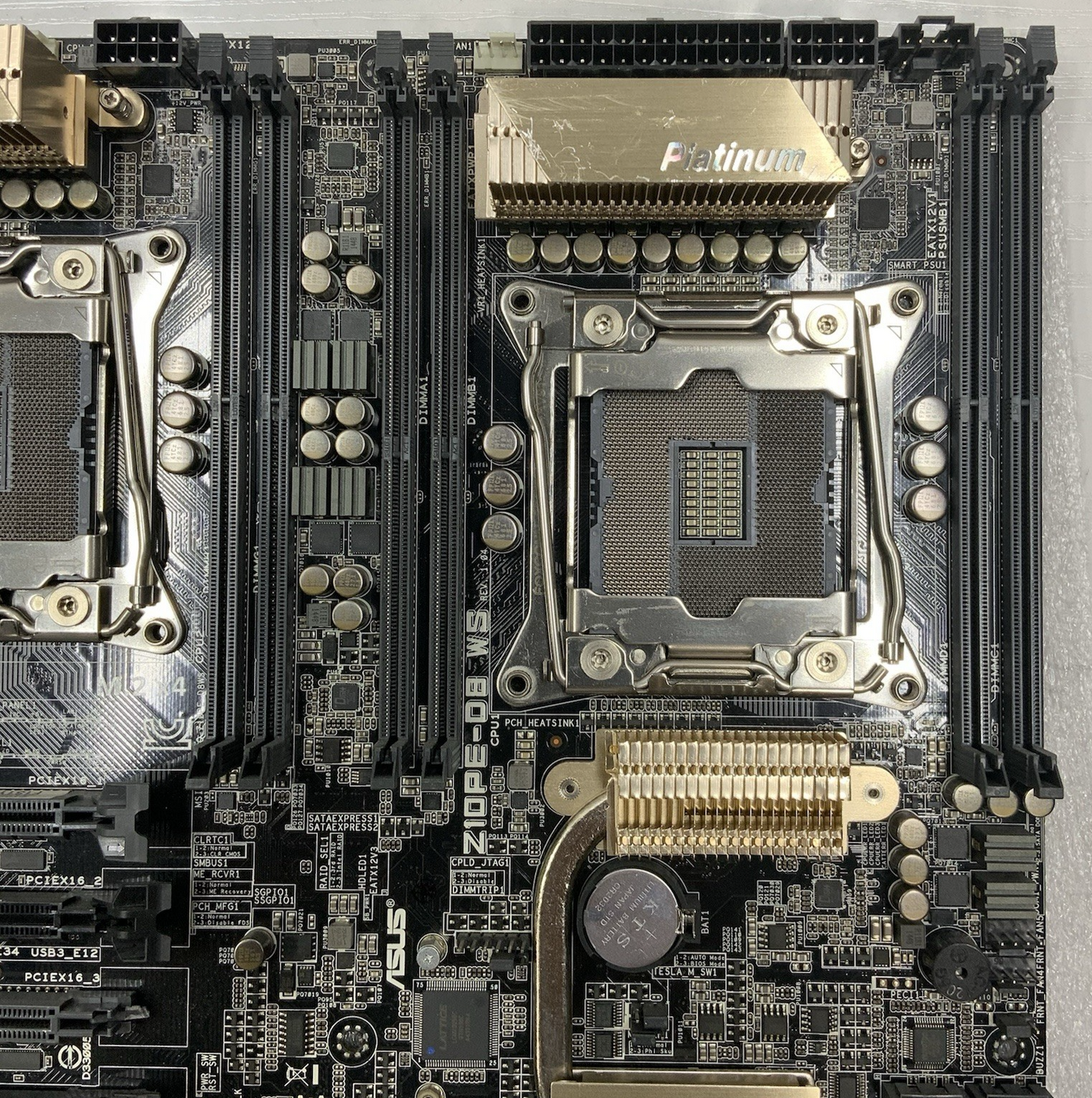 ASUS Dual Socket Intel C612 PCH LGA2011-3 DDR4 Motherboard PCIe 3.0 Z10PE-D8 WS