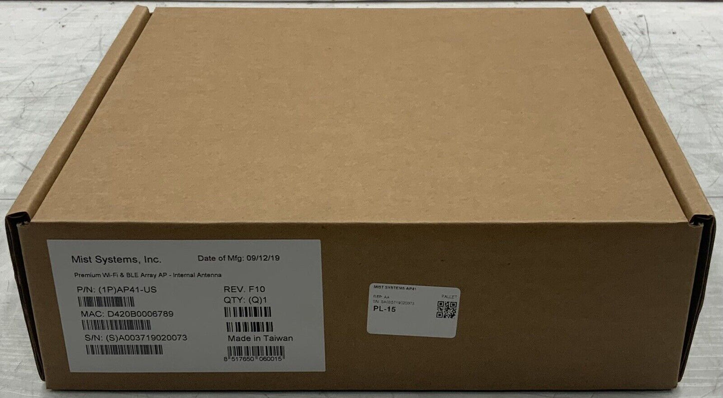 Mist Systems Inc AP41-US Internal Antenna Cloud Managed AP (Indoor)