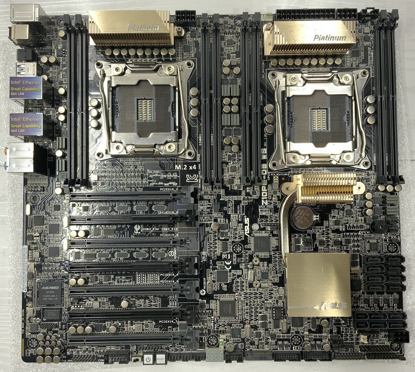 ASUS Dual Socket Intel C612 PCH LGA2011-3 DDR4 Motherboard PCIe 3.0 Z10PE-D8 WS