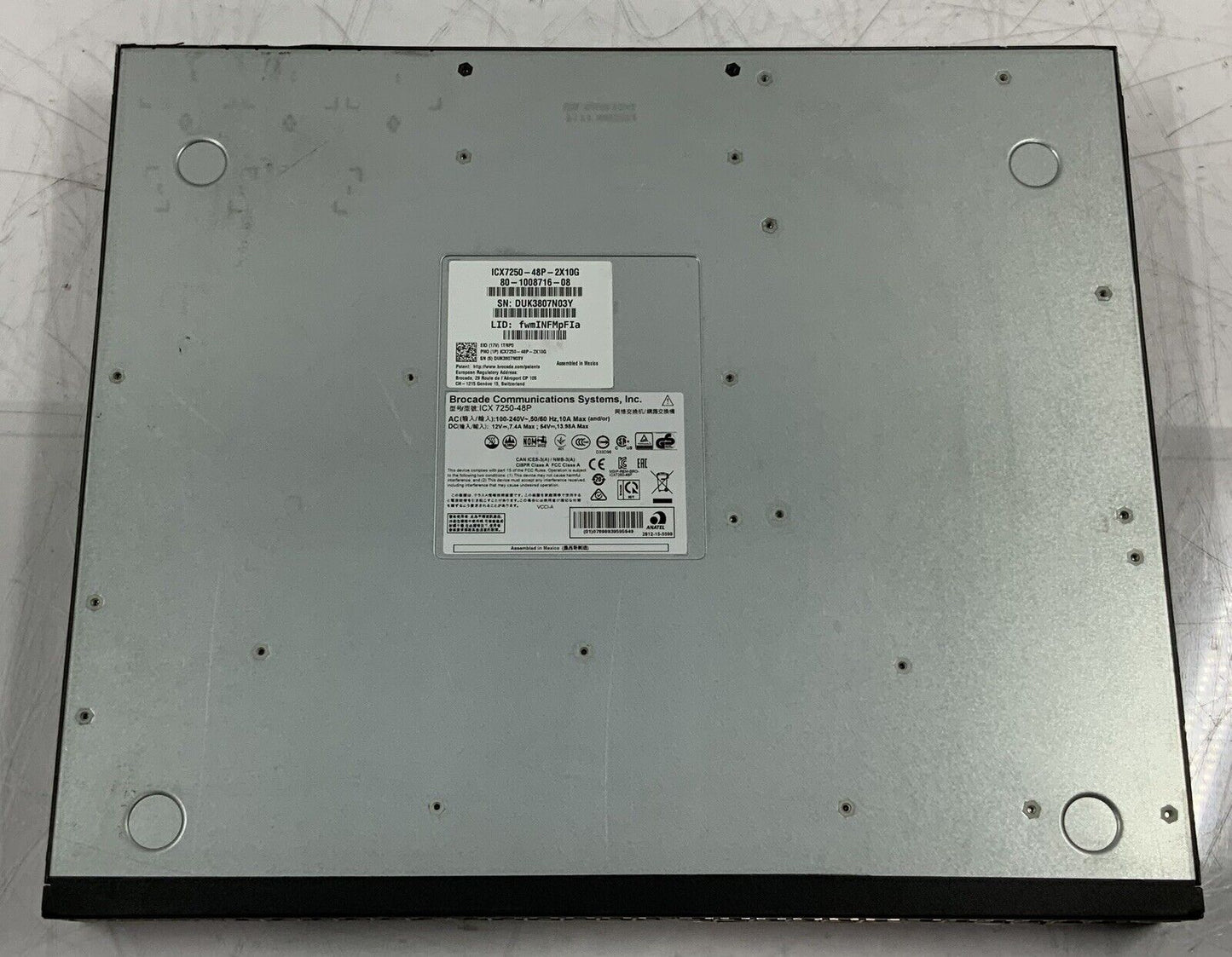 Brocade ICX 7250 48-Port Ethernet Switch (ICX7250-48P)