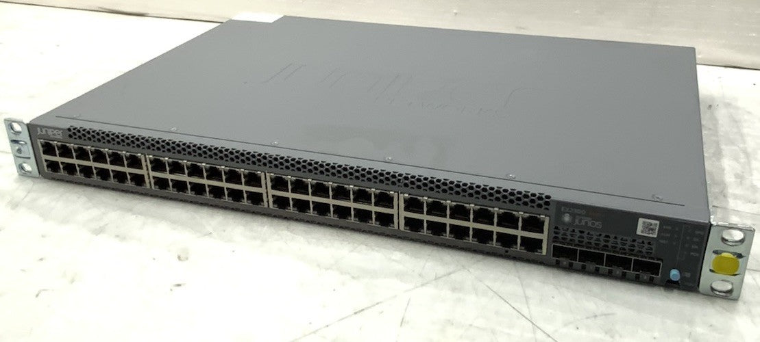 Juniper Networks 48-Port GbE RJ-45 SFP PoE+ Network Switch | EX2300-48P Rev. B