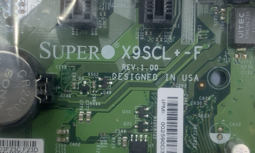 SUPERMICRO X9SCL+-F LGA 1155 Intel DDR3 SATA II Server Motherboard