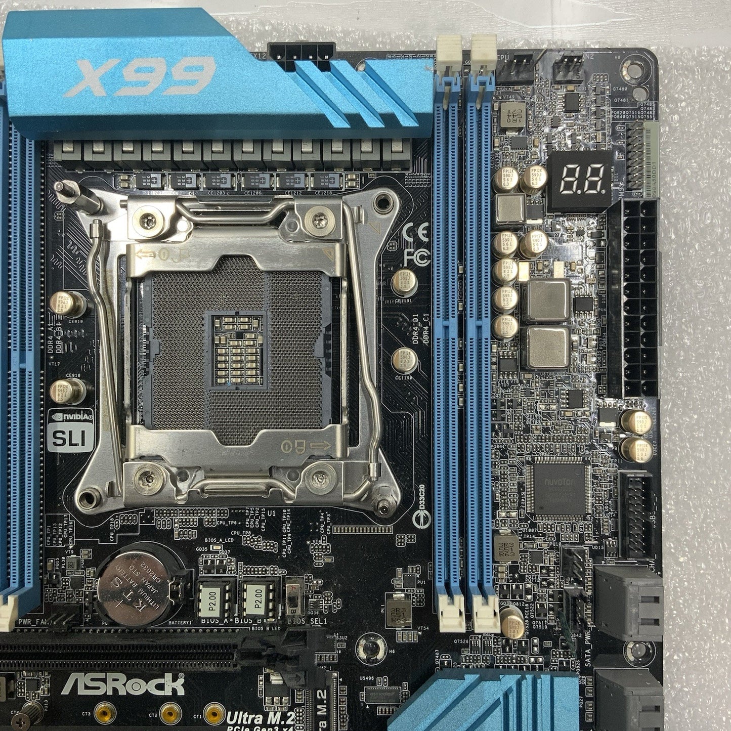 ASRock X99M Extreme 4 MicroATX Intel Motherboard LGA2011-3 DDR4 SATA-3 *READ