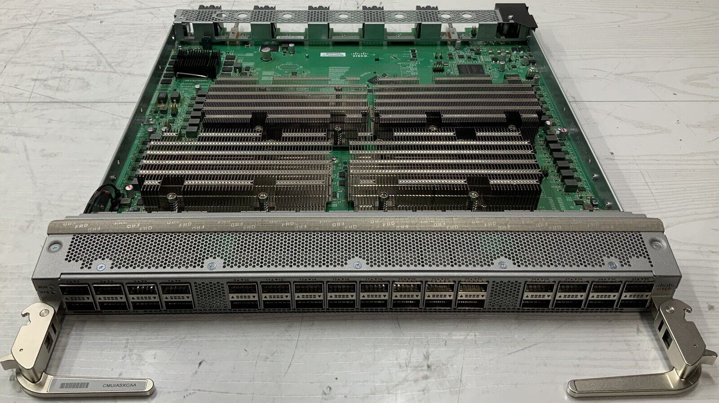 Cisco Nexus N9K-X9732C-FX V01 32-Port Line Card CMUIASXCAA 800-47866-01