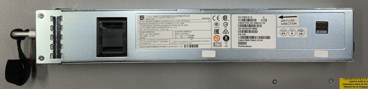 Lot of 2 Cisco WS-C4500X-16SFP+ 16-Port 10GE 4500 C4KX-NM-8SFP+