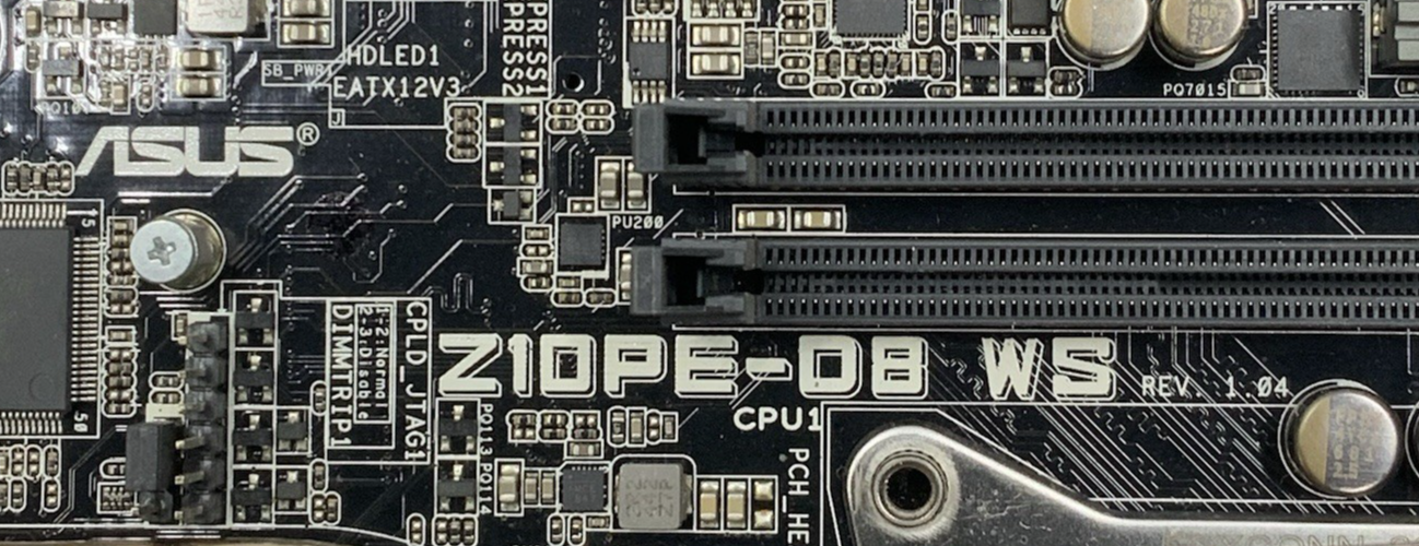 ASUS Dual Socket Intel C612 PCH LGA2011-3 DDR4 Motherboard PCIe 3.0 Z10PE-D8 WS