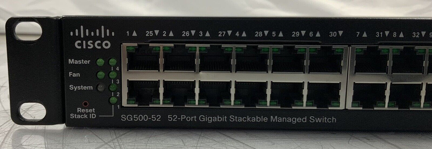 Cisco SG500-52-K9 V02 52-Port Gigabit Switch