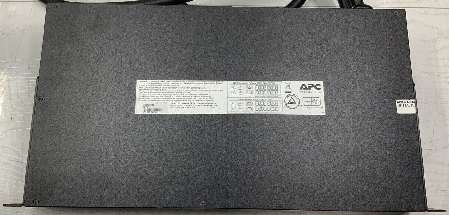 APC AP7732 Rackmount Automatic Transfer Switch