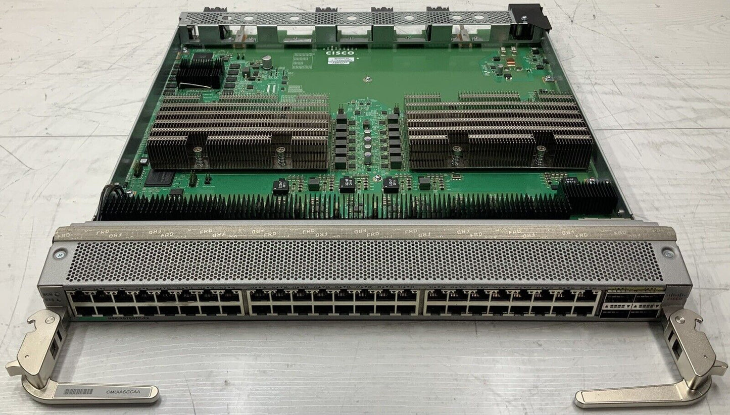 Cisco N9K-X9788TC-FX Nexus 9500 48p 1/10GBaseT and 4p 100G Line Card