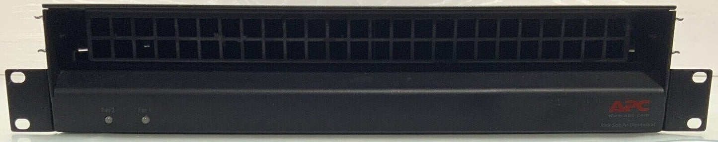 APC ACF202BLK Rack Side Air Distribution System 2U 208/230 50/60HZ