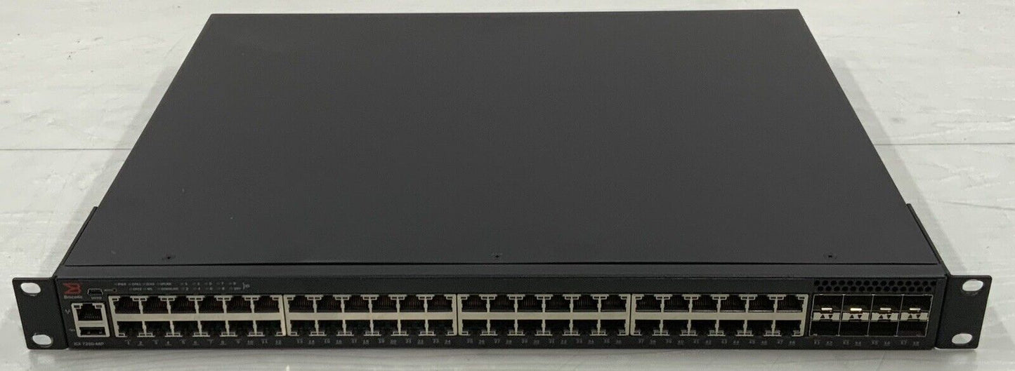Lot of 10 Brocade ICX7250-48P-2X10G 48-Port PoE+ Switch
