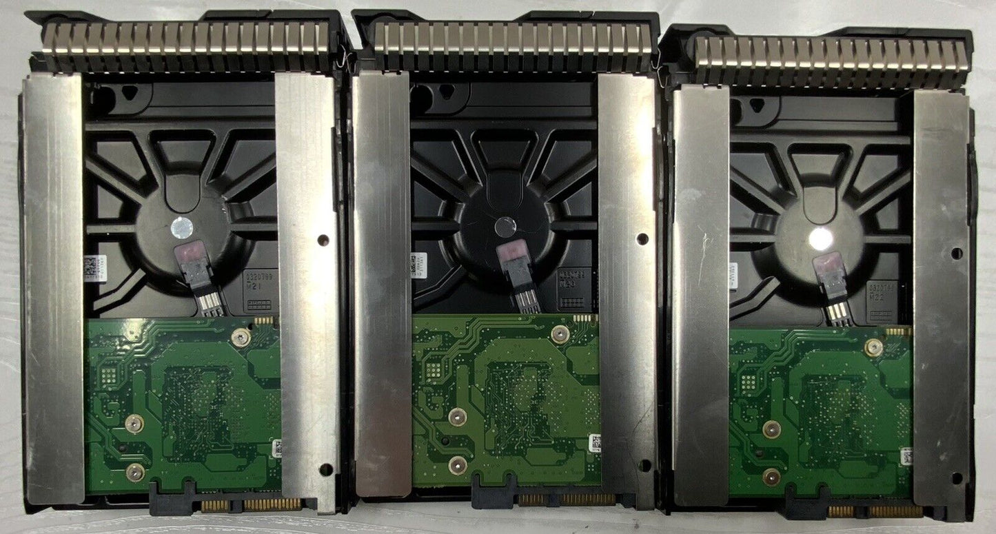 Lot of 3 Seagate ST33000650SS 3TB 7200 RPM SAS 6.0Gb/s 3.5" Hard Drive