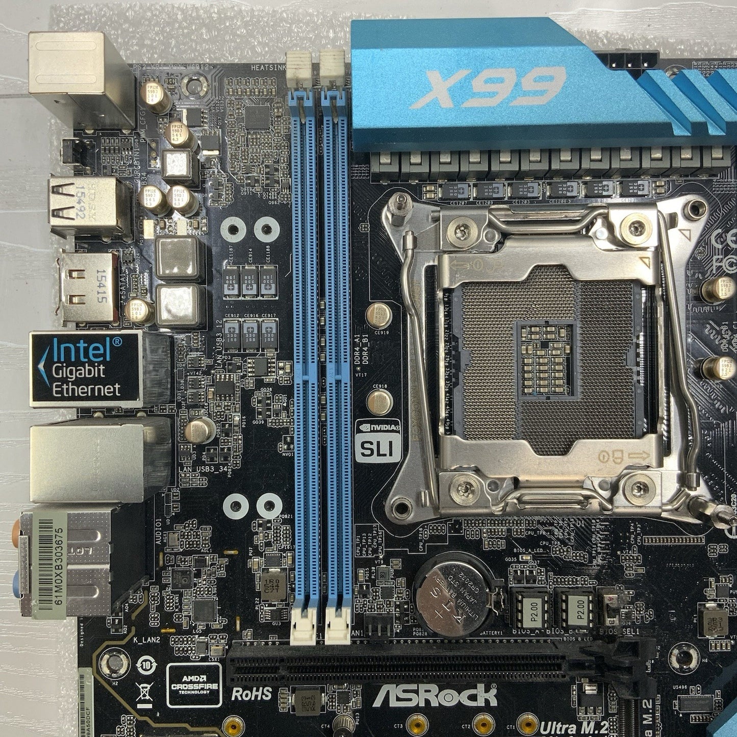 ASRock X99M Extreme 4 MicroATX Intel Motherboard LGA2011-3 DDR4 SATA-3 *READ