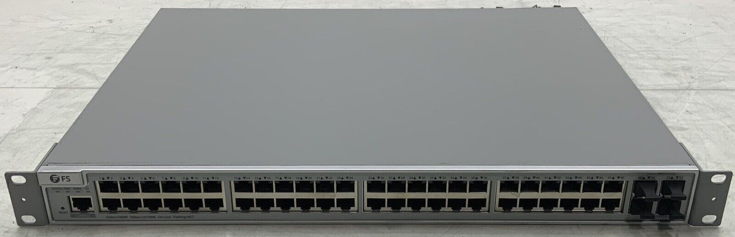FS S3910-48TS 48-Port L2+ Switch 48 x Gigabit RJ45 4 X 10GB SFP+