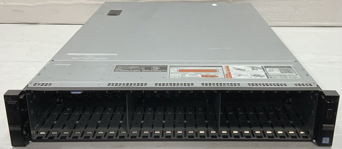 Dell PowerEdge R730xd Server Xeon E5-2667v3 3.2Ghz 32x 16GB 512GB Ram H730P