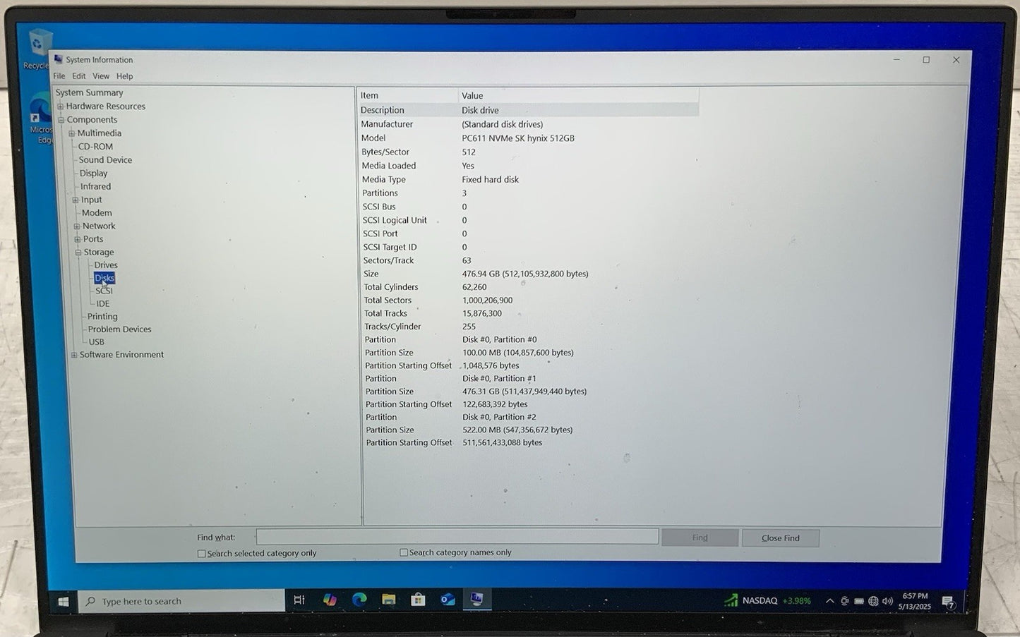 DELL XPS 15 9500 15.6" i7-10875h 2.30GHz 32GB RAM 512GB SSD Nvidia GTX 1650 Ti