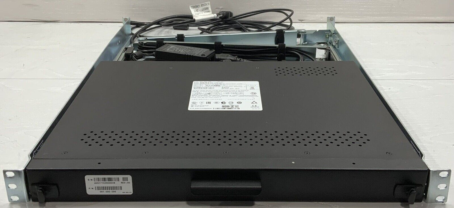 EMC 091-000-096 Avocent 1099-002 1U Rackmount 18.5" KVM Console w/ Rails