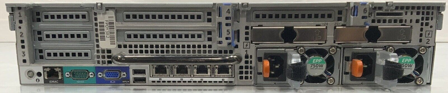 Dell PowerEdge R730xd Server Xeon E5-2667v3 3.2Ghz 24x 32GB 768GB Ram H730P
