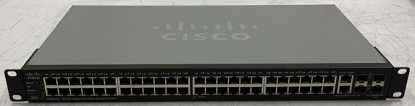 Cisco SG500-52-K9 V02 52-Port Gigabit Switch
