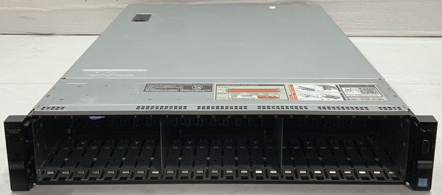Dell PowerEdge R730xd Server Xeon E5-2667v3 3.2Ghz 24x 32GB 768GB Ram H730P
