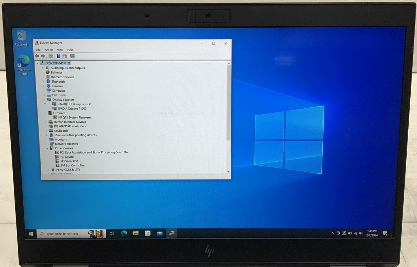 HP ZBook Studio G5 i7-8850H 32GB RAM 512GB SSD 15.6" Nvidia Quadro P1000 W10Pro
