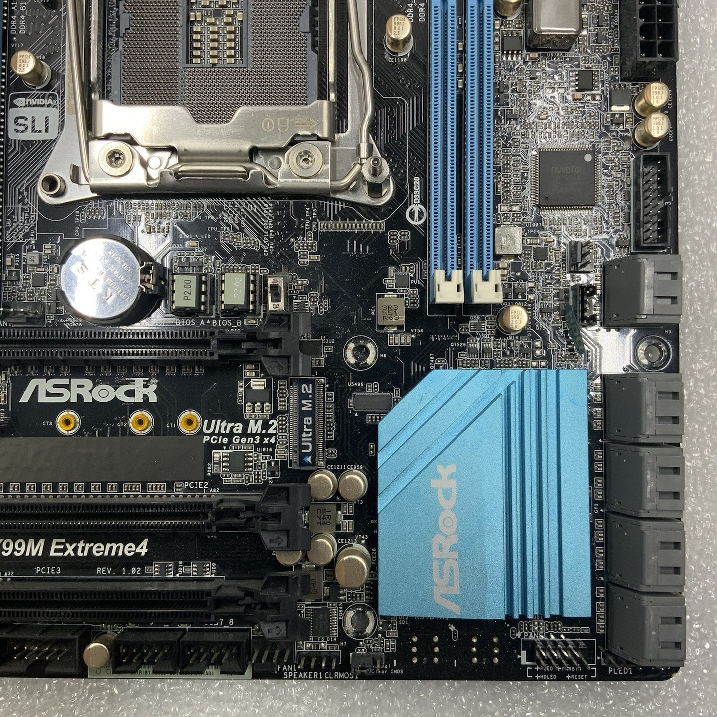 ASRock X99M Extreme 4 MicroATX Intel Motherboard LGA2011-3 DDR4 SATA-3 *READ