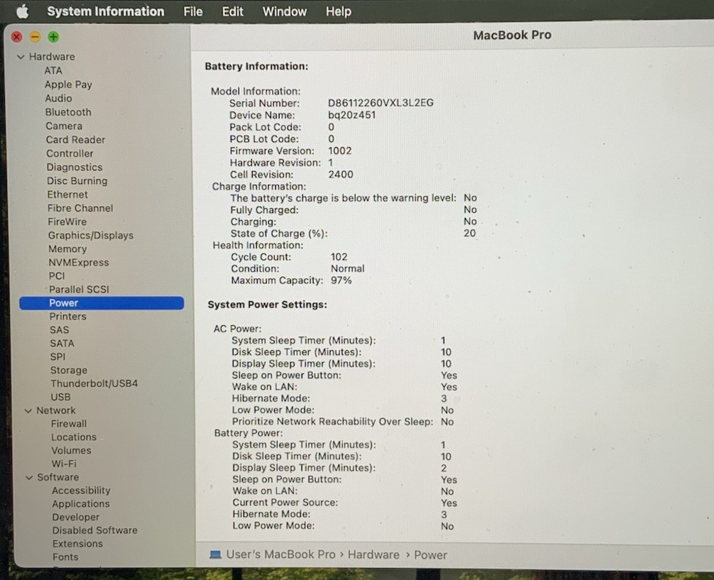 Apple MacBook Pro 13.3" M1 CPU 512GB SSD 16GB RAM Space Gray | MYDA2LL/A, A2338