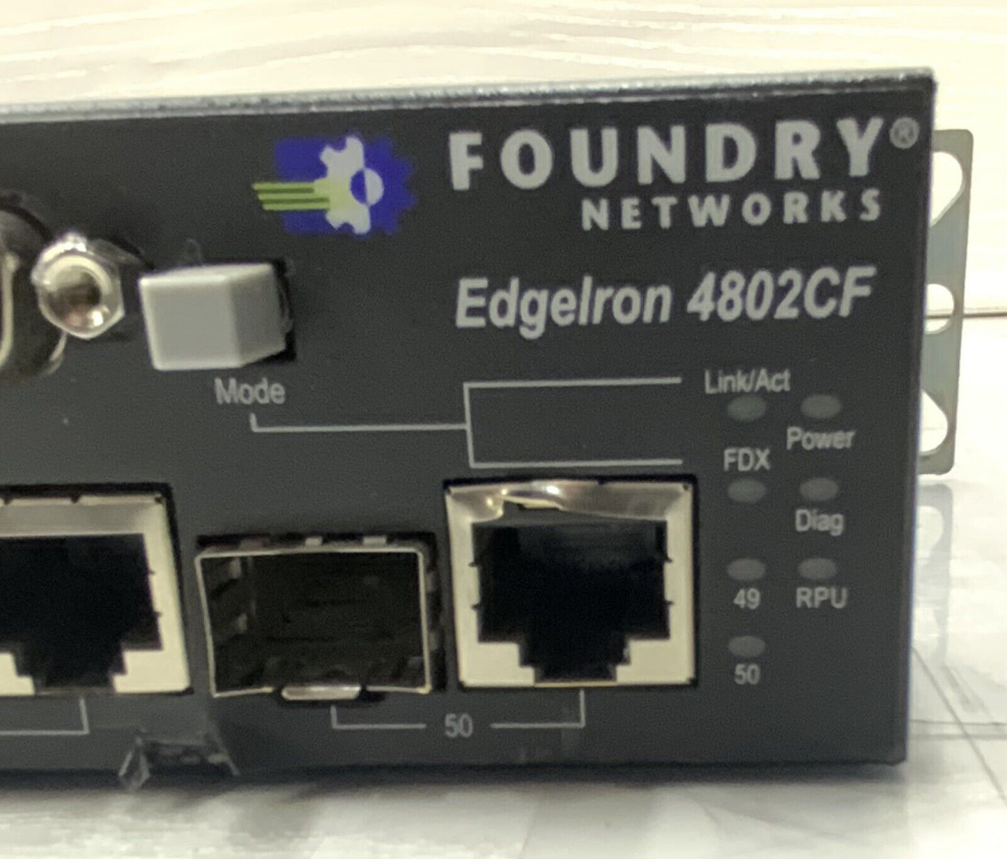 Foundry Networks EdgeIron 4802CF 48-Port 100MB 2xGBIC Managed Switch