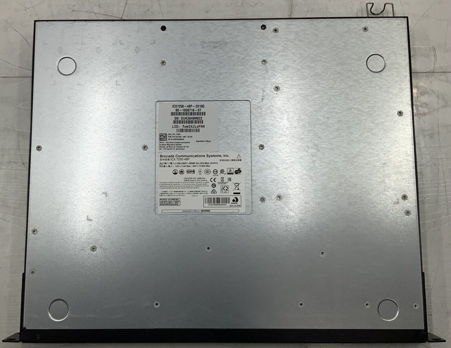 Brocade ICX 7250 48-Port Ethernet Switch (ICX7250-48P)