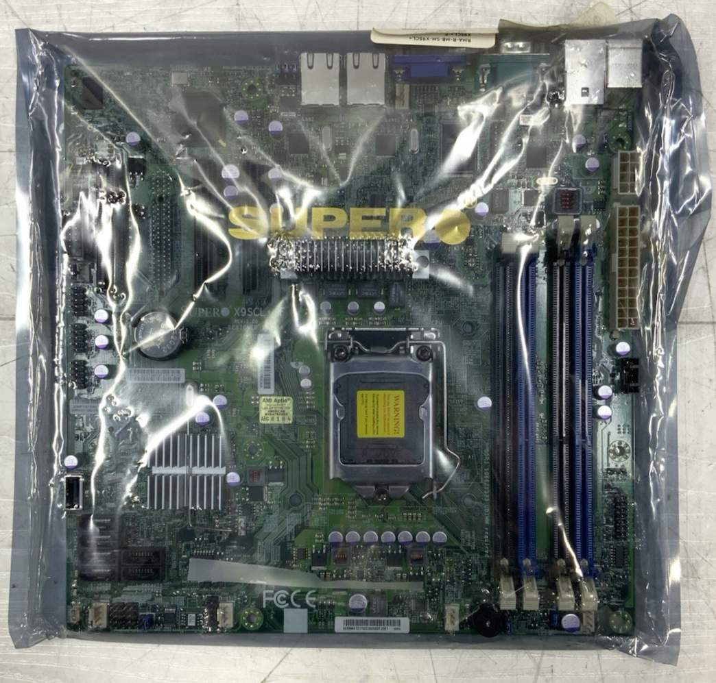 SUPERMICRO X9SCL+-F LGA 1155 Intel DDR3 SATA II Server Motherboard