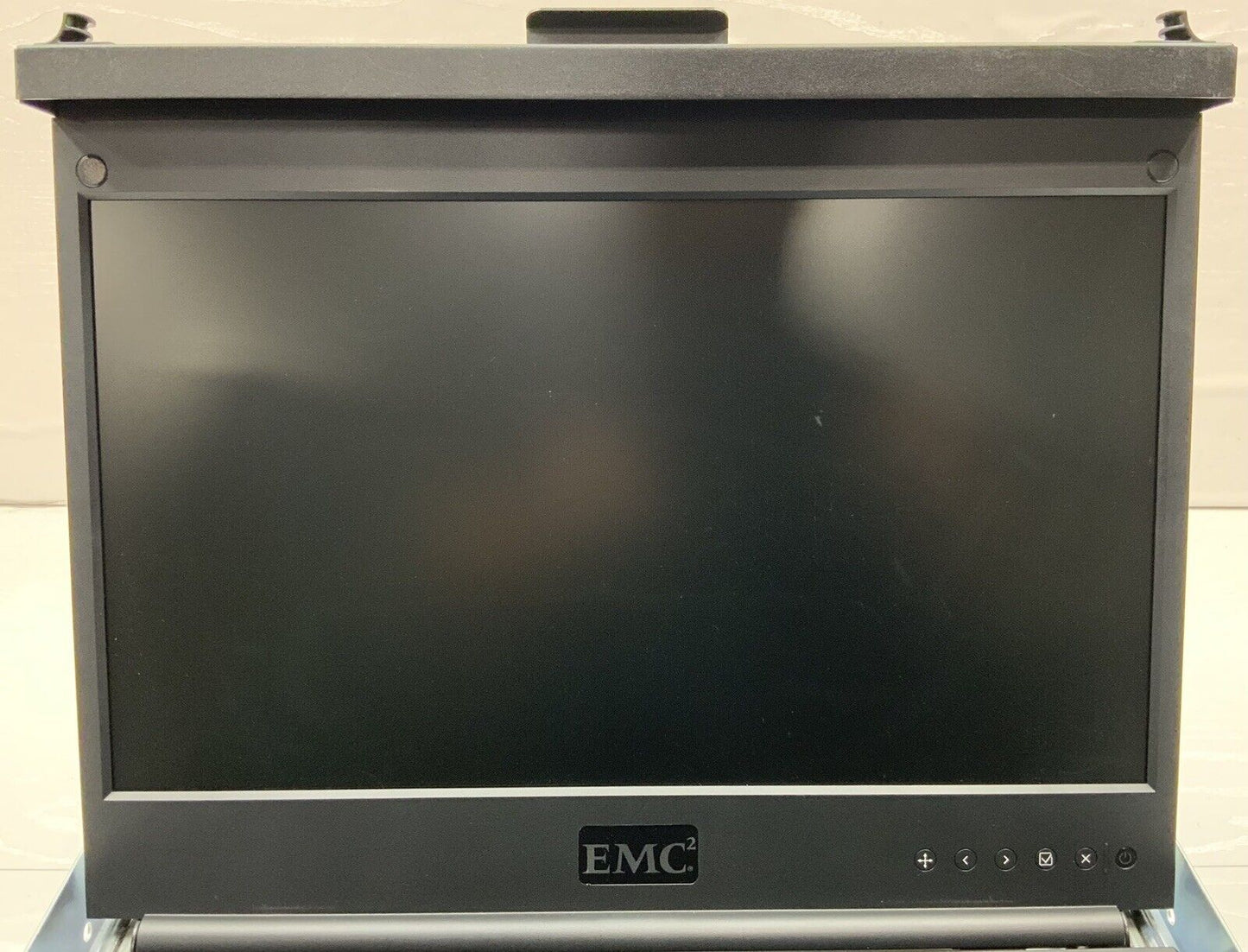 EMC 091-000-096 Avocent 1099-002 1U Rackmount 18.5" KVM Console w/ Rails