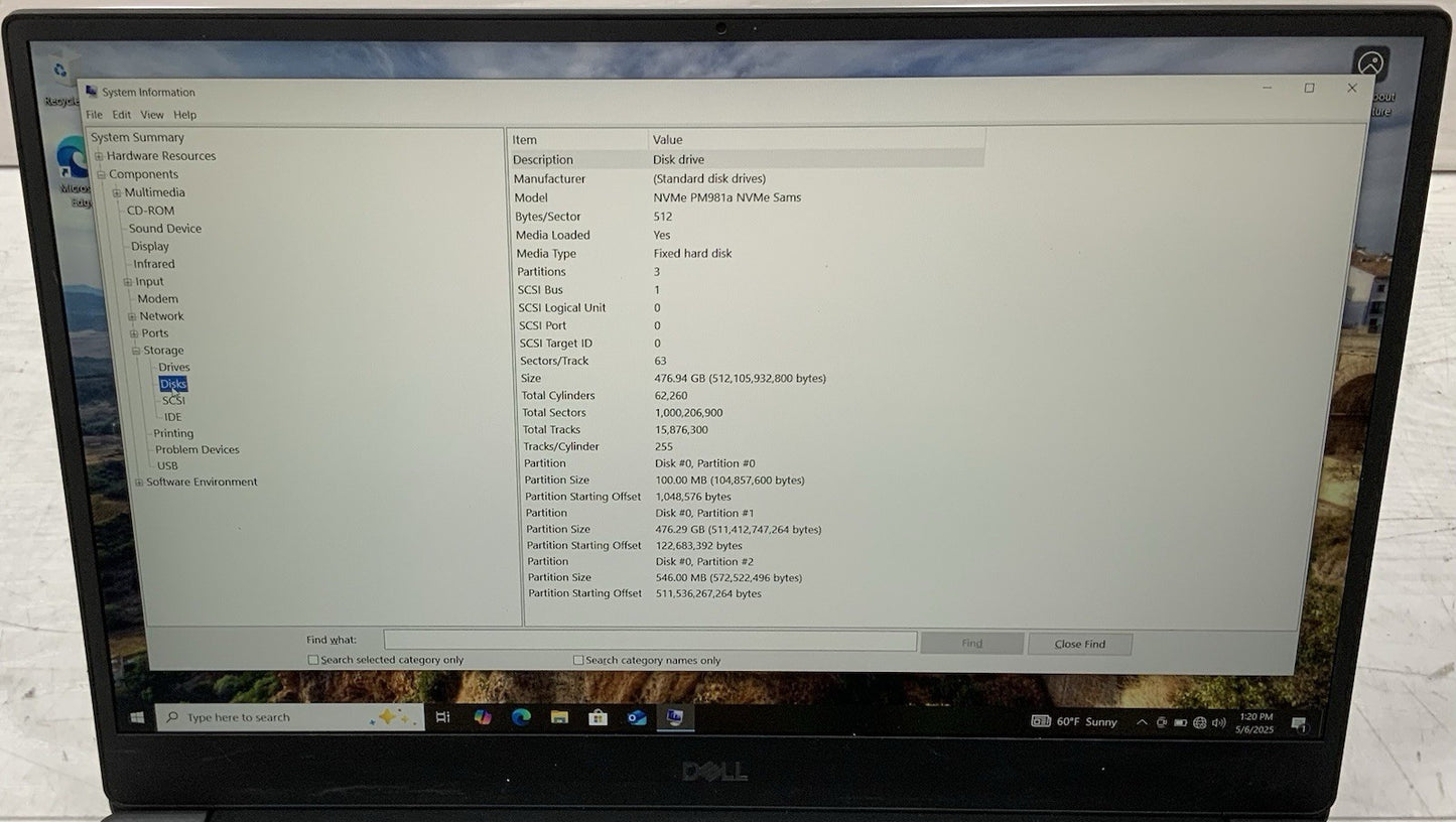 Dell Precision 5540 15.6" Core i7-9850H 32GB RAM 512GB NVMe5 Quadro T1000 W10Pro