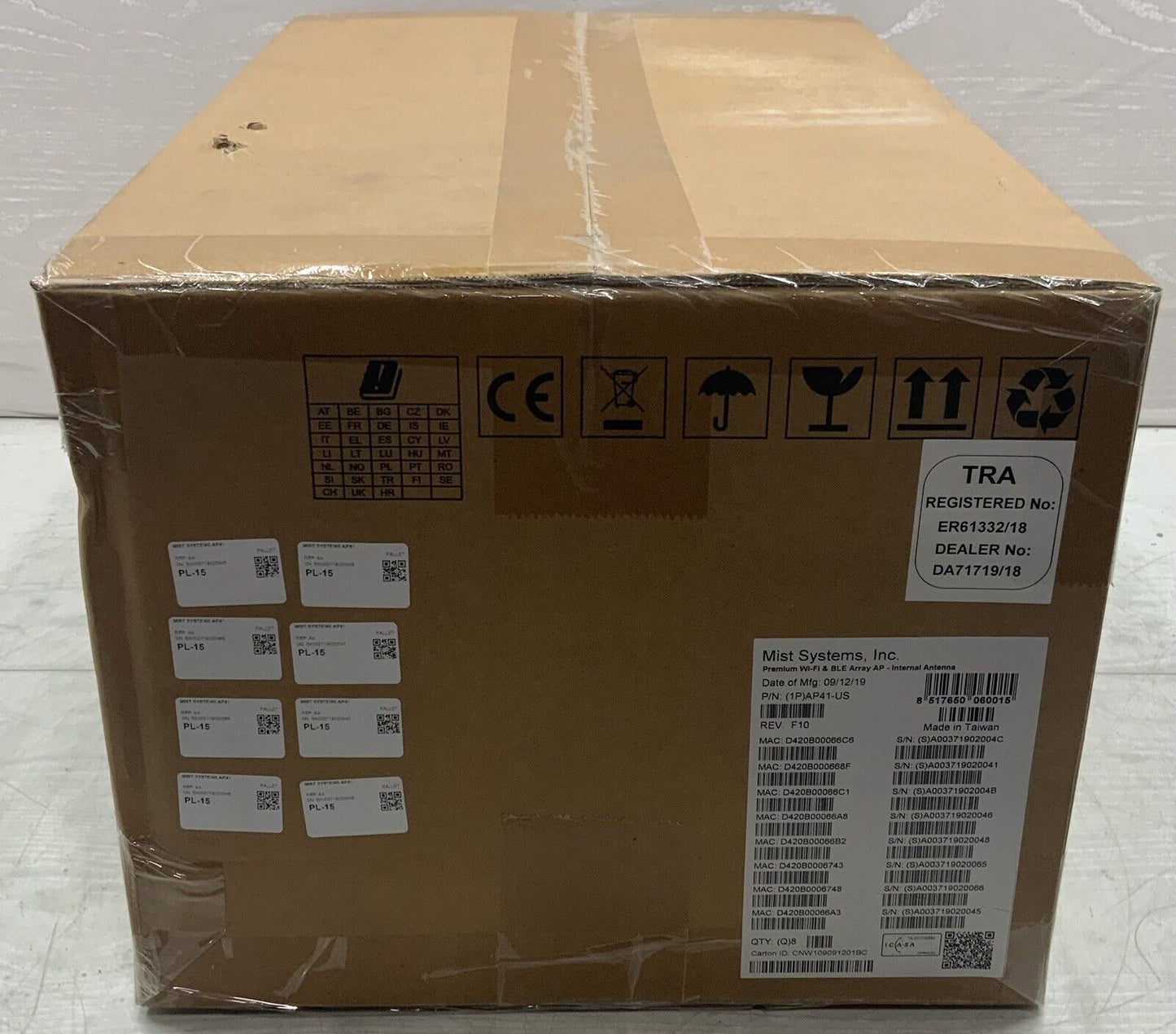 Mist Systems Inc AP41-US Internal Antenna Cloud Managed AP 8 QTY Box