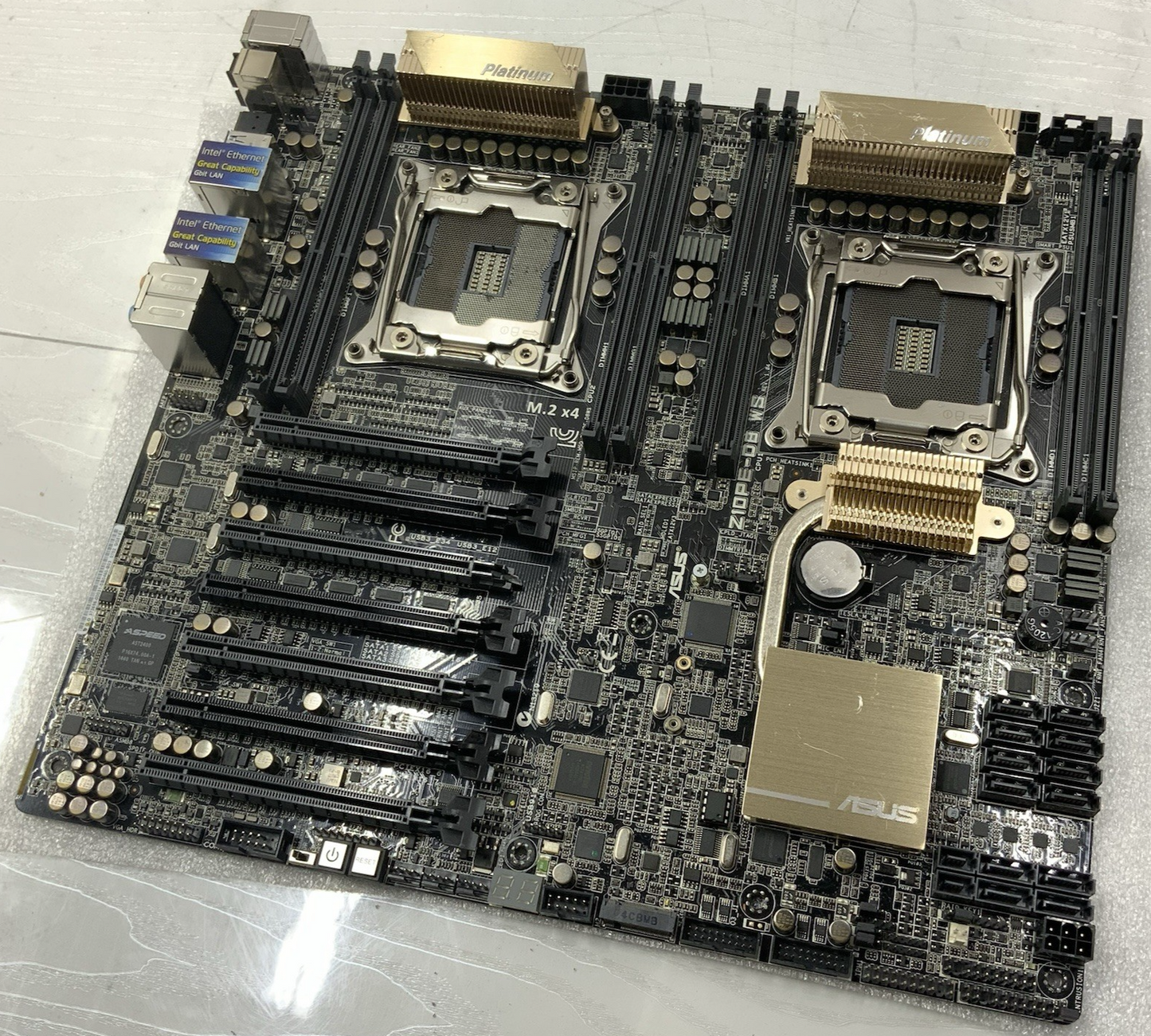 ASUS Dual Socket Intel C612 PCH LGA2011-3 DDR4 Motherboard PCIe 3.0 Z10PE-D8 WS