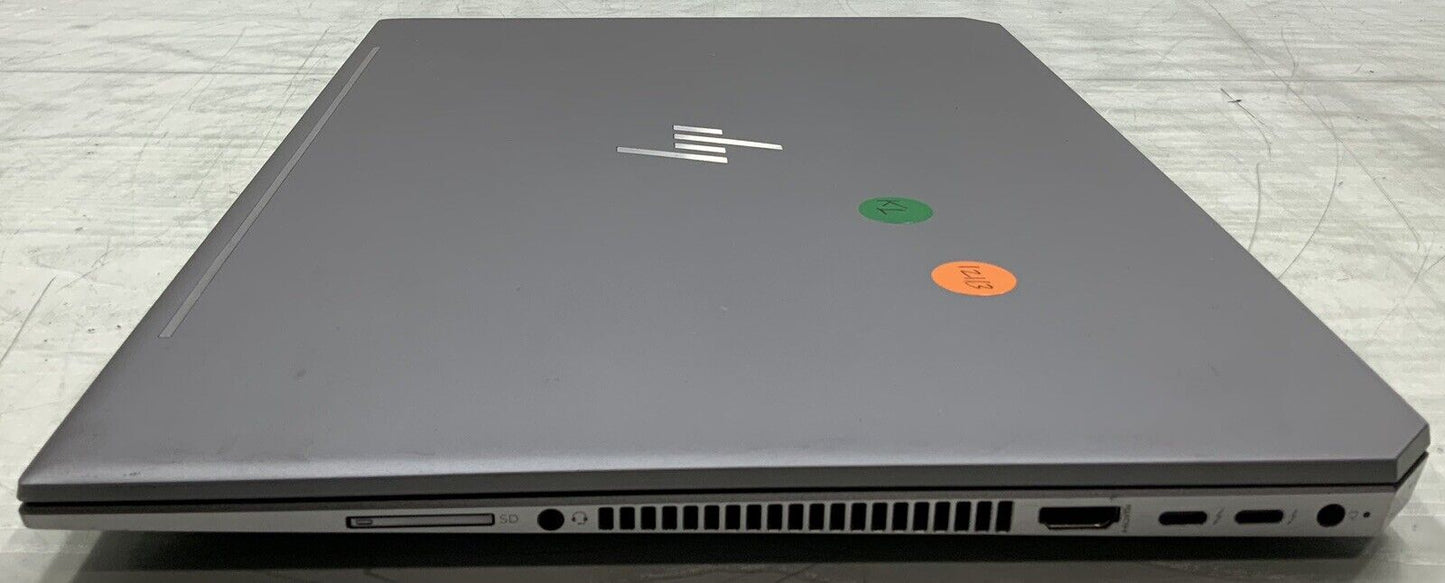 HP ZBook Studio G5 i7-8850H 32GB RAM 512GB SSD 15.6" Nvidia Quadro P1000 W10Pro