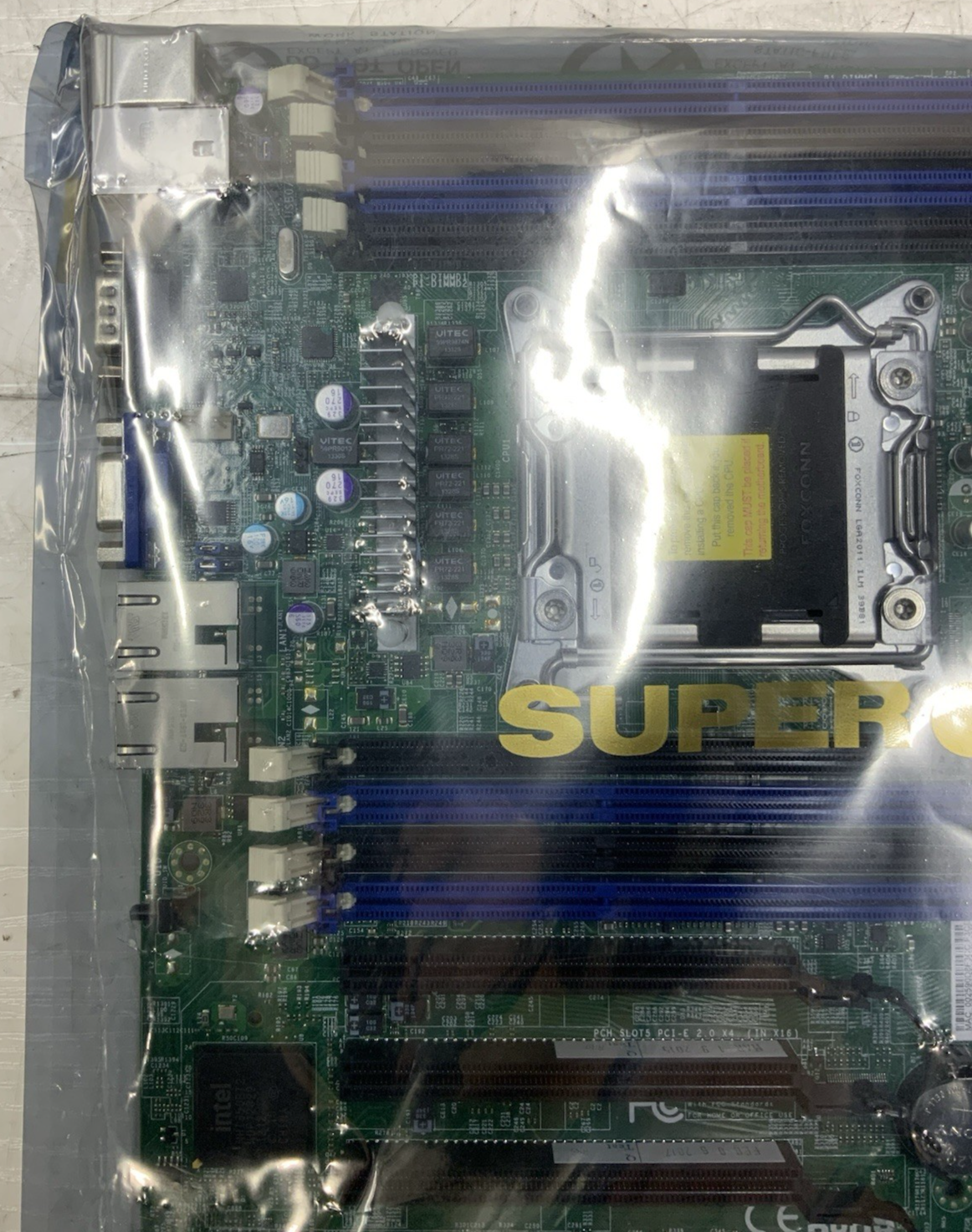 SUPERMICRO X9SRE-F LGA 2011 Intel E5 DDR3 SATA Server Motherboard