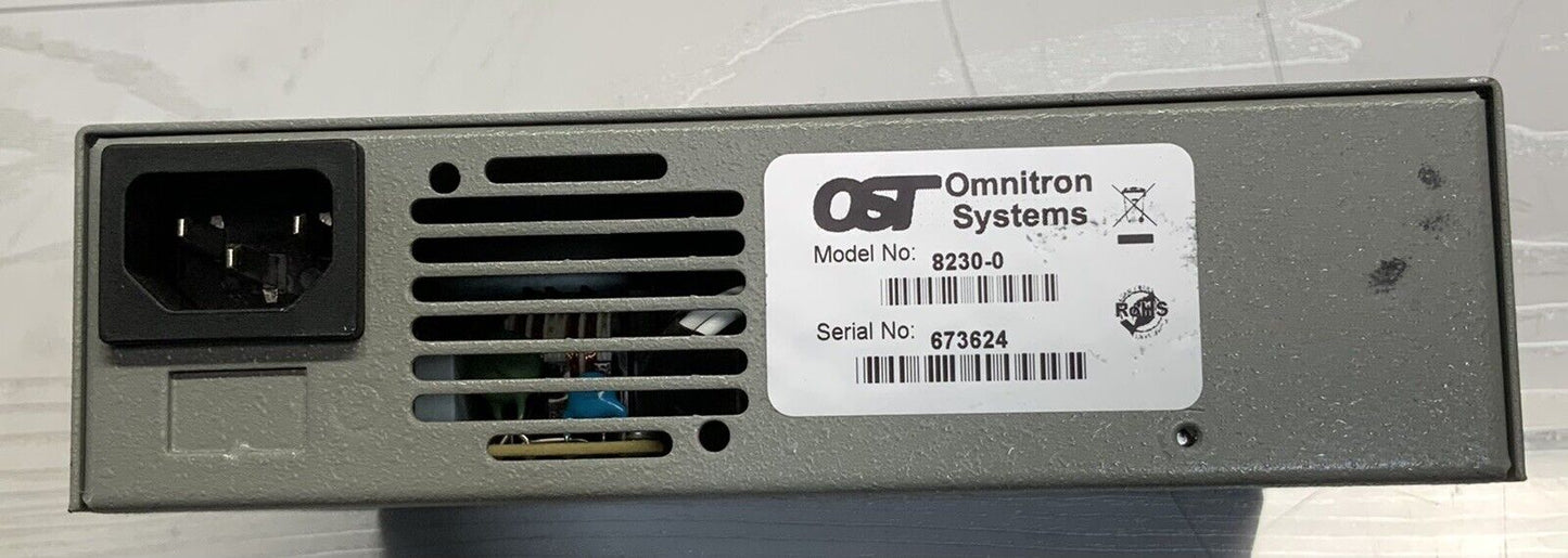 Omnitron Systems 8230-0 Managed Power Chassis W/ iConverter 10/100 Module