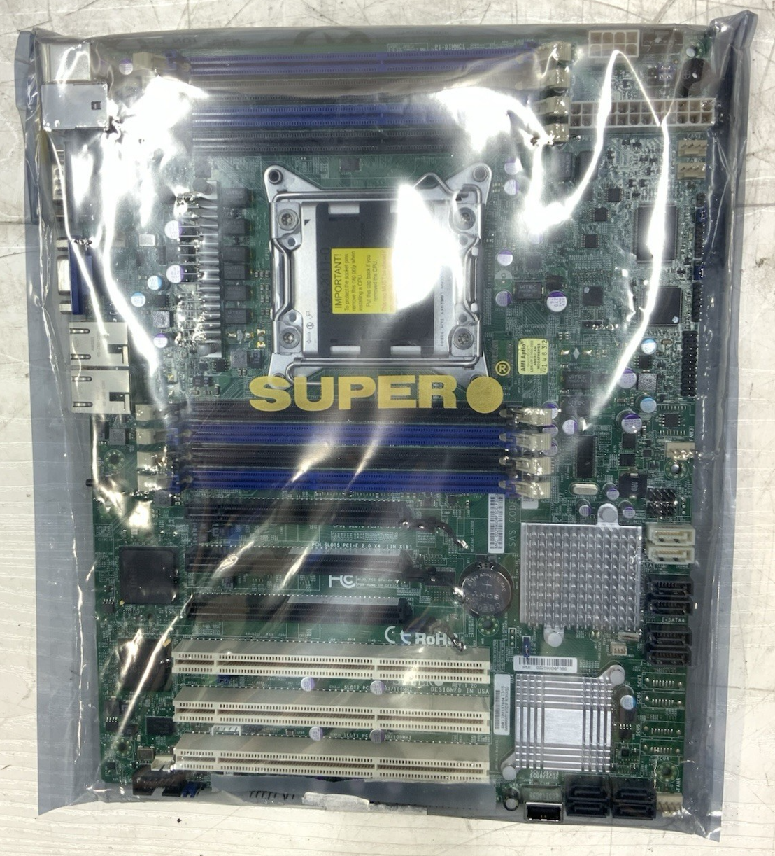 SUPERMICRO X9SRE-F LGA 2011 Intel E5 DDR3 SATA Server Motherboard