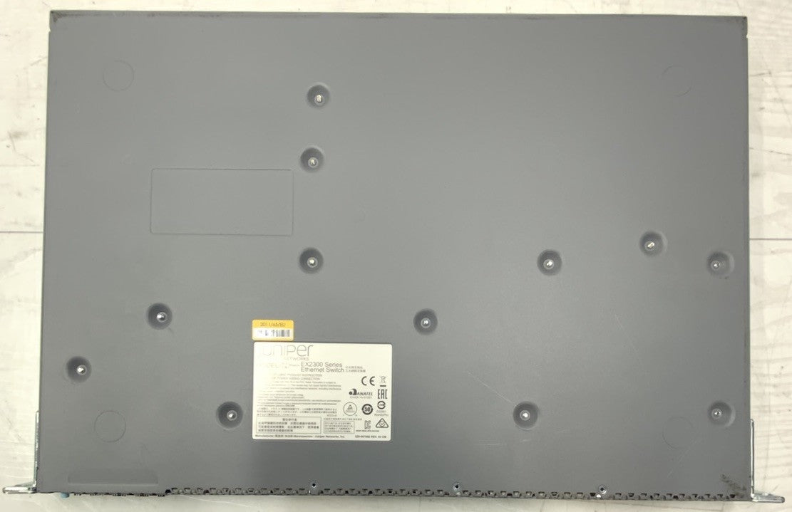 Juniper Networks 48-Port GbE RJ-45 SFP PoE+ Network Switch | EX2300-48P Rev. B