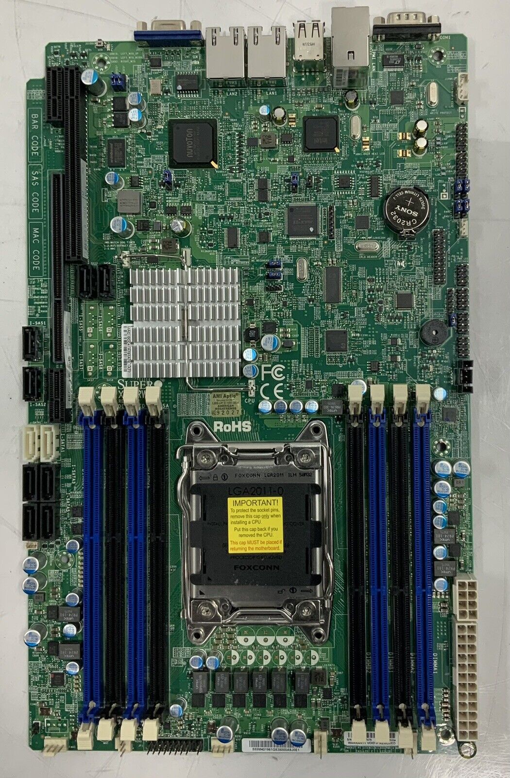 SUPERMICRO X9SRW-F LGA2011